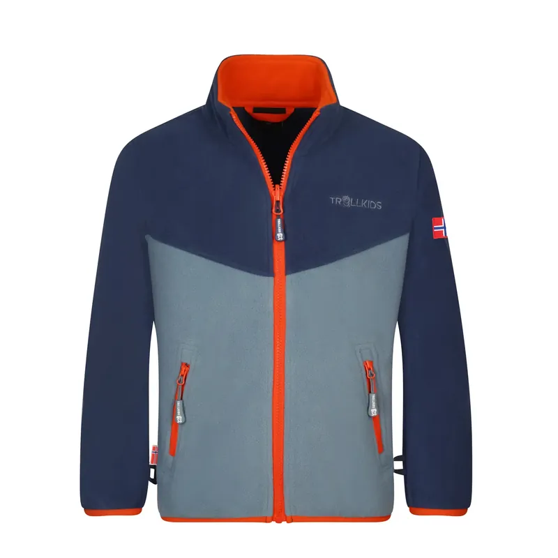 Preiswert Trollkids Kids Oppdal JKT XT Mystic Blue/Org