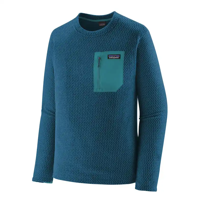 Patagonia Men´s R1 Air Fleece Crew Lagom Blue Preisknaller
