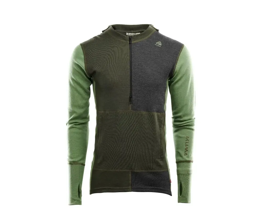 Sofort Bestellen Aclima WW Hoodsweater M‘S Olive/Dill/Marengo