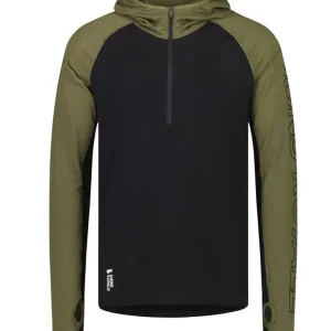 Mons Royale Temple Tech Hood-Dark Olive/Black Super-Preis