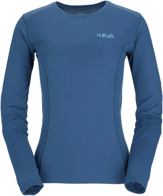 Rab Woman‘s Force LS Tee - nightfall blue Kracherpreis