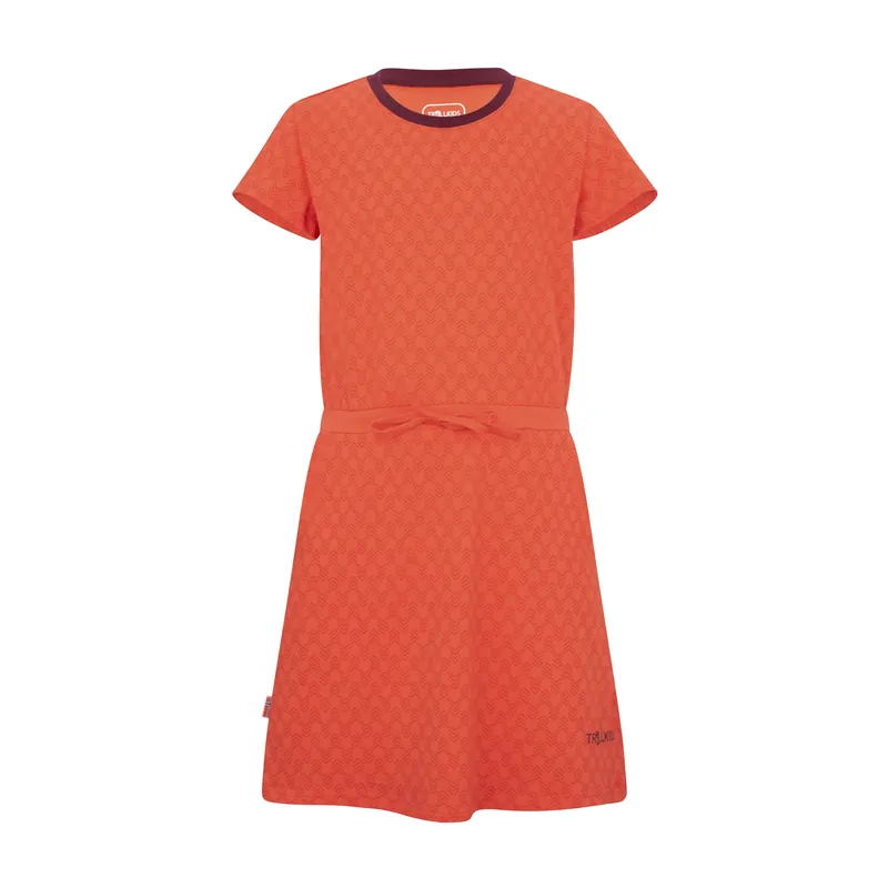 Top-Preis Trollkids Girls Noresund Dress Sweet Cherry/Redwood