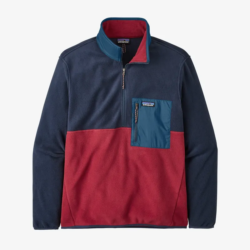 Begrenztes Angebot Patagonia Men´s Microdini 1/2 Zip Fleece Pullover Wax Red