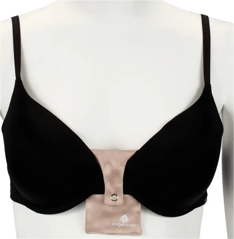 Nur Heute Eagle Creek Silk Undercover Bra Stash - rose