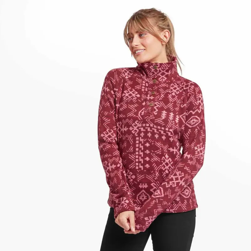 Preiswert Sherpa Adventure Gear Bhutan Pullover W Beet Red Abstract
