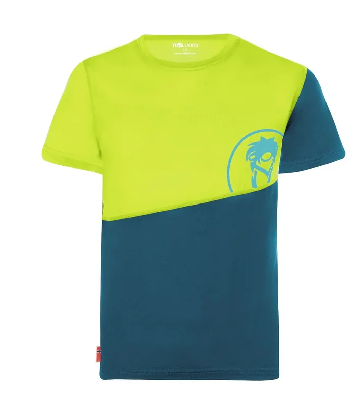 Preiswert Trollkids Kids Sandefjord T Petrol/Lime