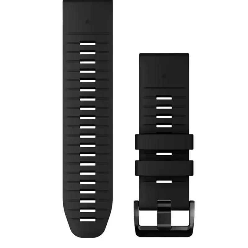Garmin 26mm Quickfit Armband Silikon Schwarz Edelstahl Meistverkauft