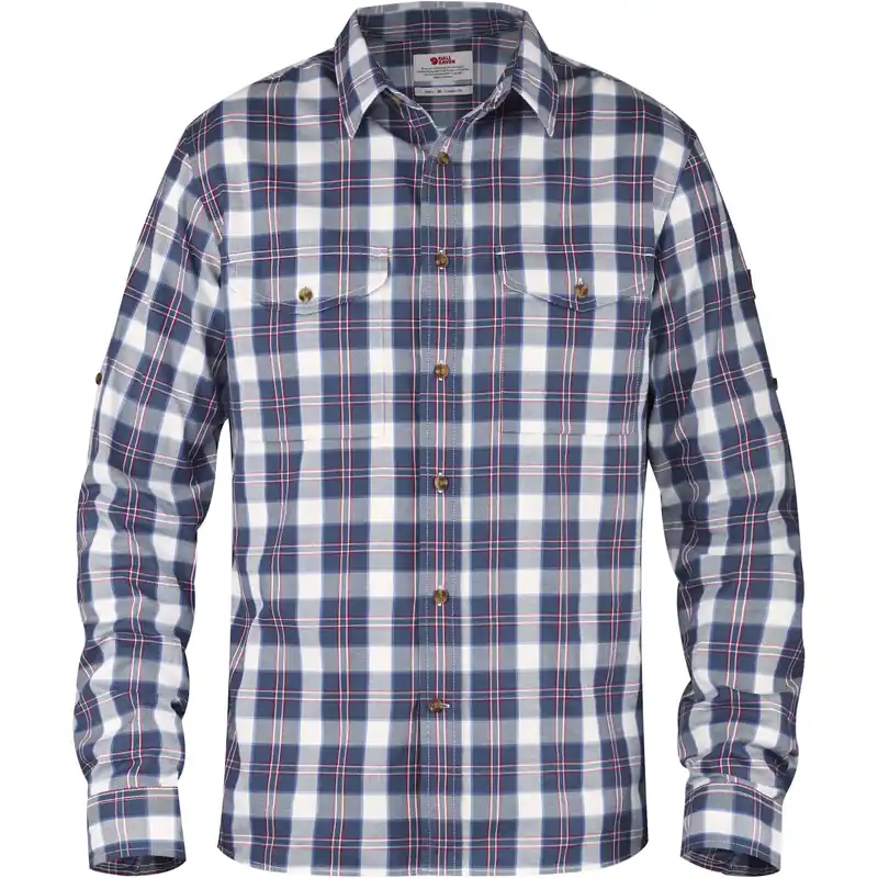 Günstig Fjällräven Singi Flannel Shirt LS Uncle Blue