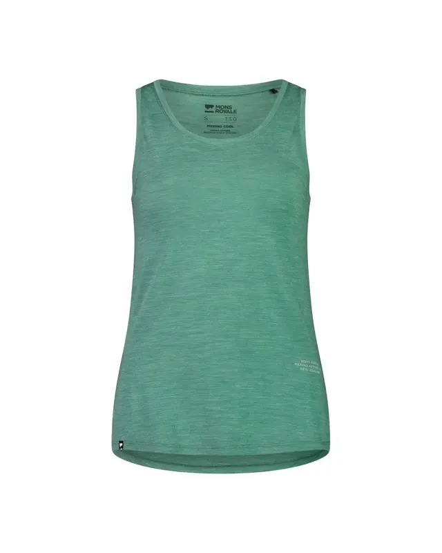Mons Royale Zephyr Merinocool Tank W Smokey Green Heißes Angebot