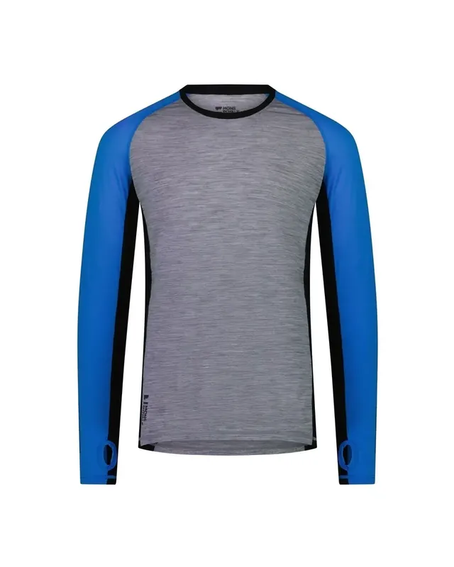 Bestseller Mons Royale Temple Merino Air Con LS Blue Gravel