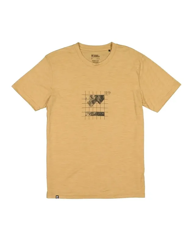 Super-Preis Mons Royale Zephyr Merinocool T-Shirt Smokey Cumin