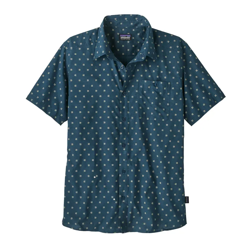 Patagonia Go To Shirt Sun Beams/Lagom Blue Bestseller