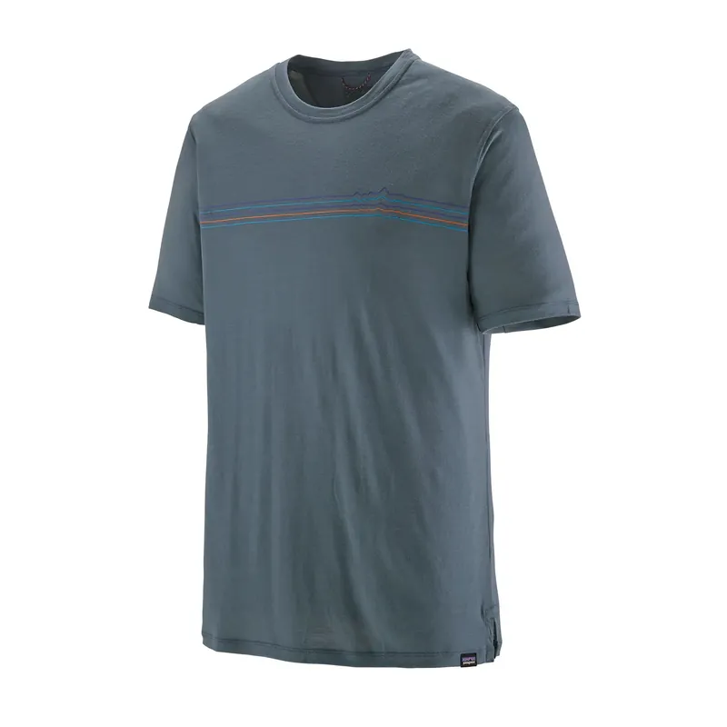 Garantierte Lieferung Patagonia Capilene Cool Merino Graphic Shirt Utility Blue