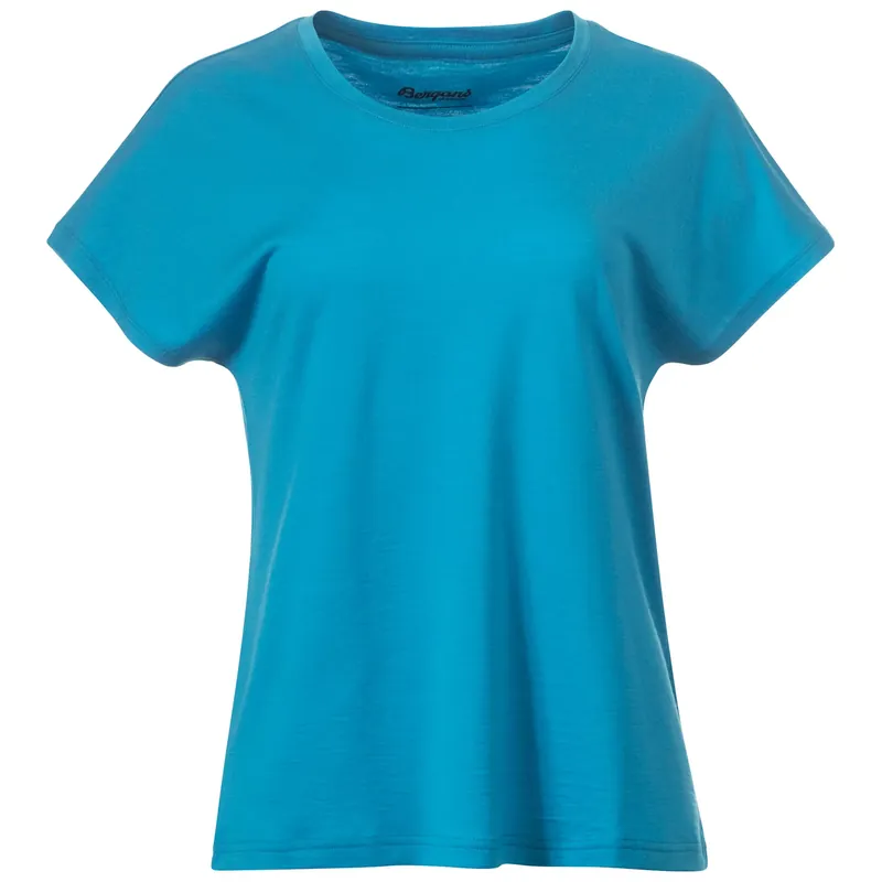 Bergans Whenever Merino Tee W Husky Blue Geprüft