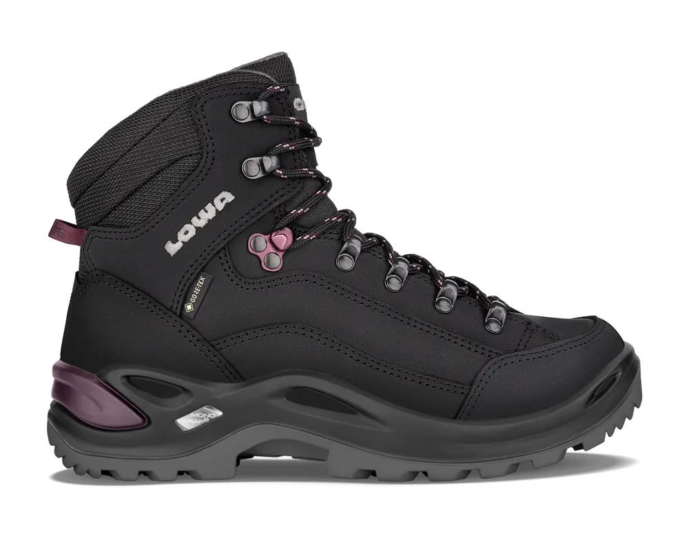 Beliebt Lowa Renegade GTX Mid W Schwarz/Pflaume
