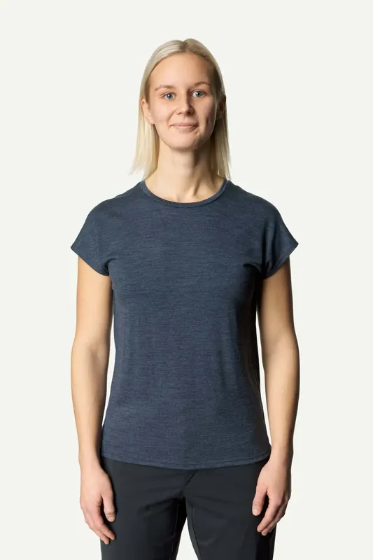 Houdini Activist Tee W Deep Sea Blue Preiswert