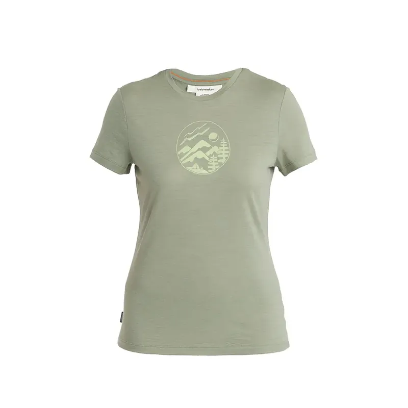 Icebreaker Tech Lite III Tee Camp.Circle W Lichen Abverkauf