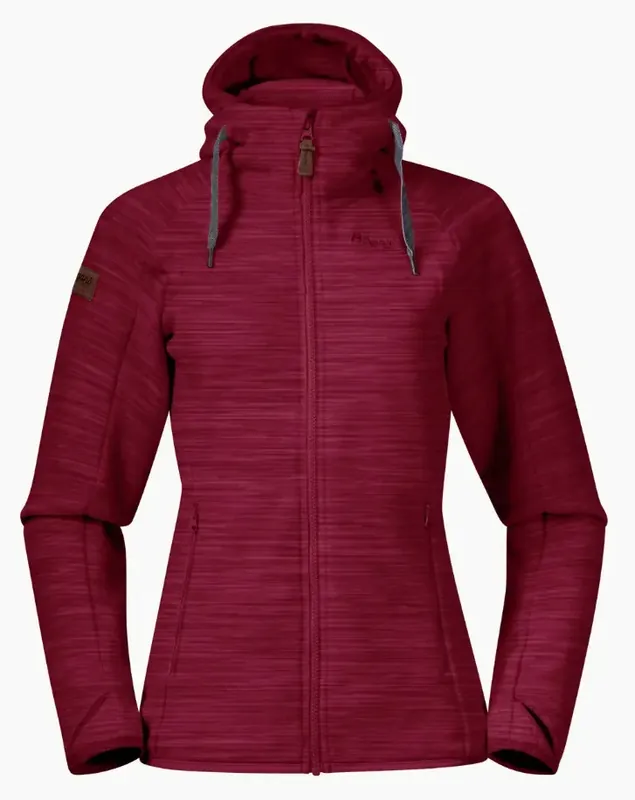 Bergans Hareid Fleece Jkt W Rusty Dust Expressversand