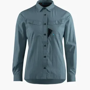 Klättermusen Syn LS Shirt W Thistle Blue Billig