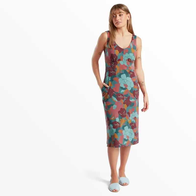 Günstig Sherpa Adventure Gear Neha Midi Dress W Hydra Floral
