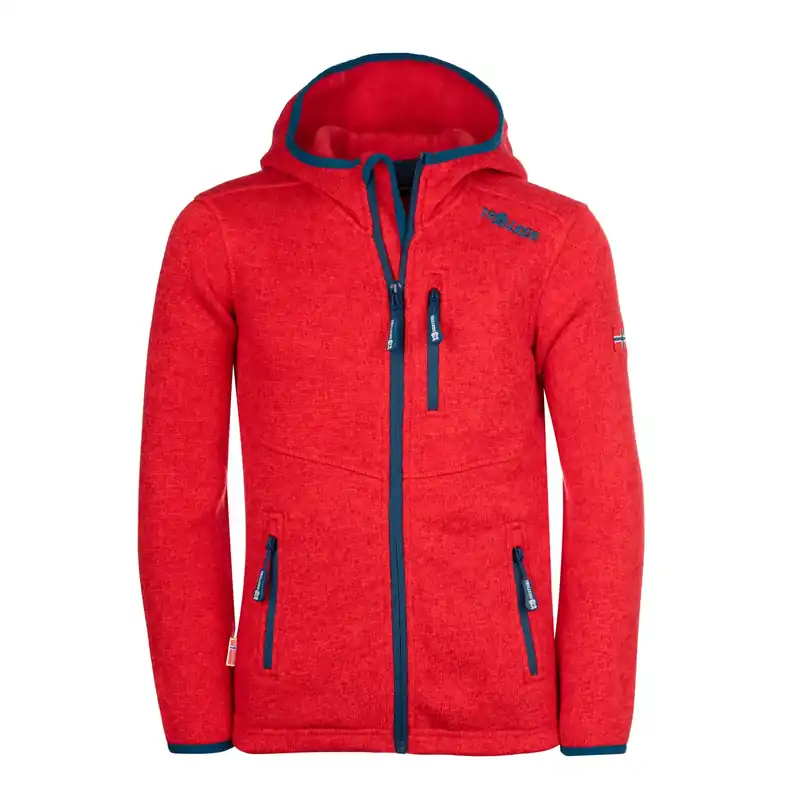 Preiswert Trollkids Kids Jondalen Jacket XT Spicy Red/Dolphin Blue