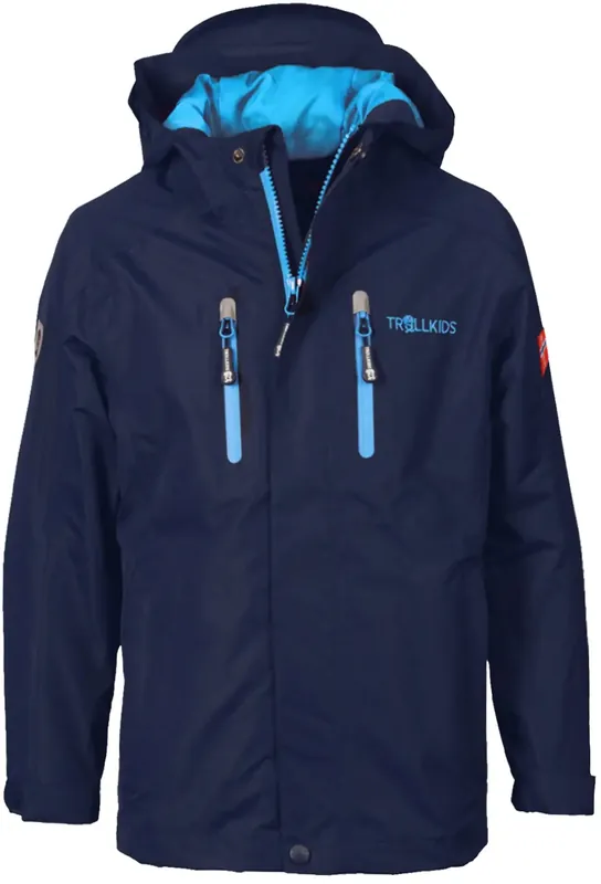 Trollkids Kids Sognefjord Jacket Pro - navy/lt blue Bestseller
