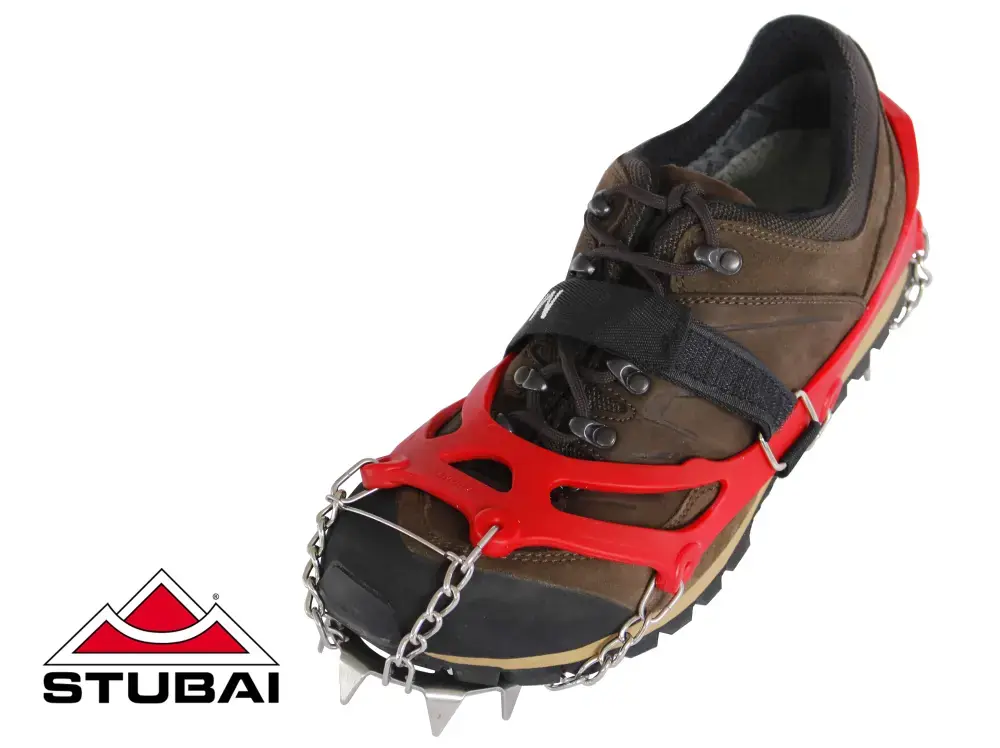 Neue Kollektion Stubai Mount Track Grödel Rot