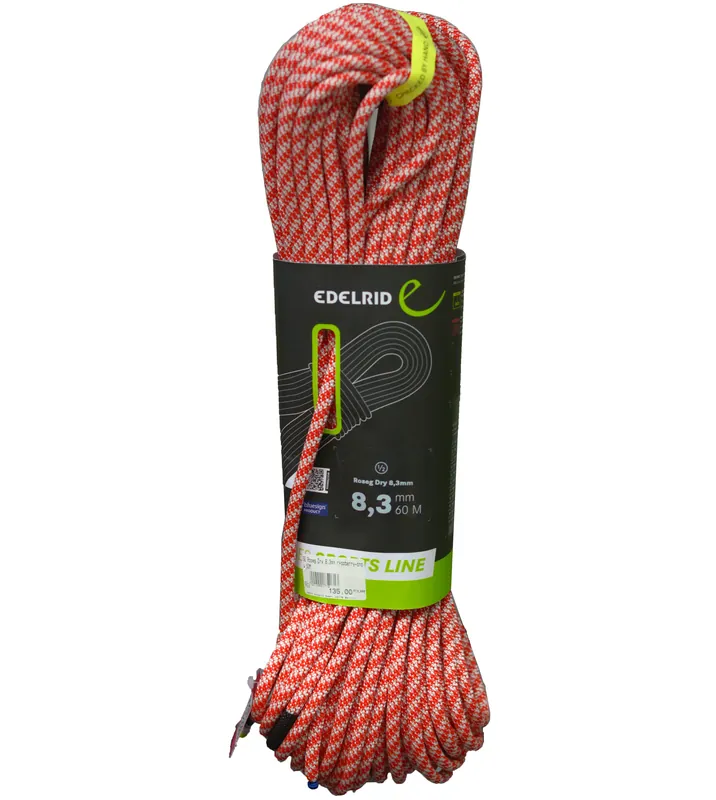 Edelrid SE Roseg Dry 8,3mm Raspberry Snow 60m Wochenendangebot