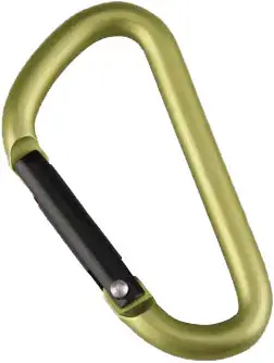 Garantierte Lieferung Munkees Karabiner D-Form 5x50mm (2Stck)