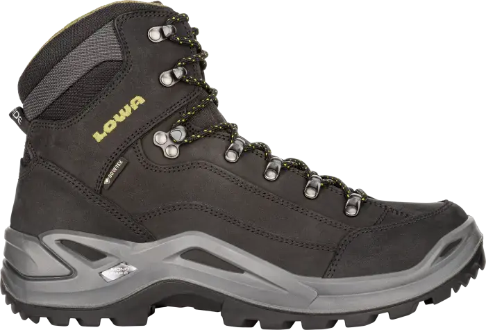 Geprüft Lowa Renegade GTX Mid Schwarz/Oliv