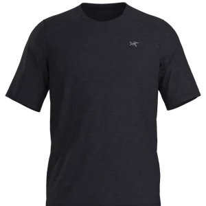 Arc‘teryx Cormac Crew SS T-Shirt Men - Black Heather Neuheit