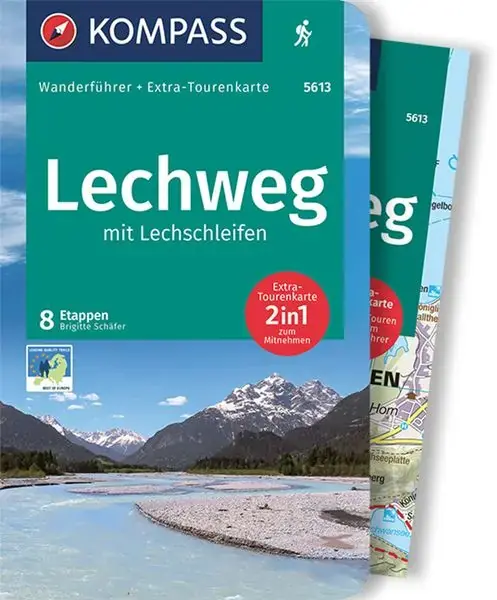 Knallerangebot Kompass-Verlag Wanderführer Lechweg
