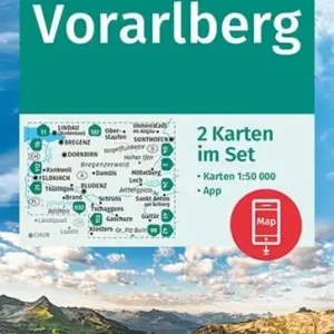 Sofort Bestellen Kompass-Verlag Wanderkarte Vorarlberg