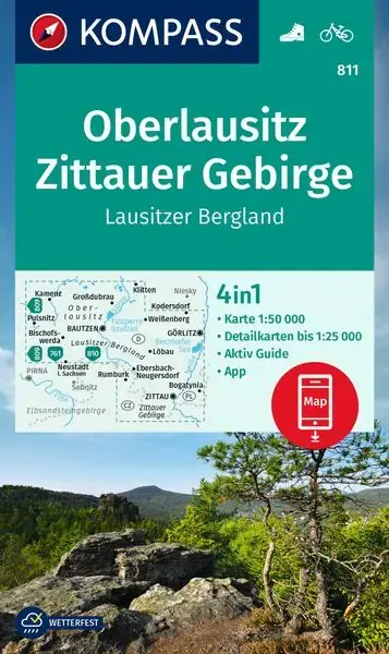 Günstig Kompass-Verlag WK Oberlausitz,Zittauer Gebirge,Lausitze