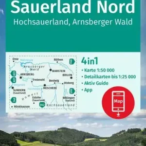 Sonderangebot Kompass-Verlag WK 841 - Hochsauerland,Arnsberger Wald