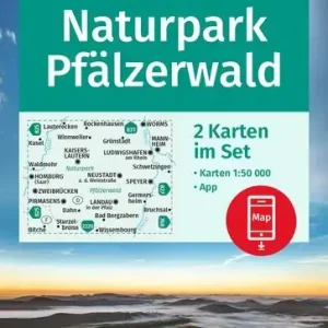 Super-Preis Kompass-Verlag WK Pfalz,Naturpark Pfälzerwald