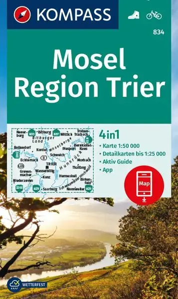 Kompass-Verlag WK Mosel,Region Trier Meistverkauft
