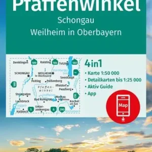 Angebot Kompass-Verlag Wanderkarte Pfaffenwinkel