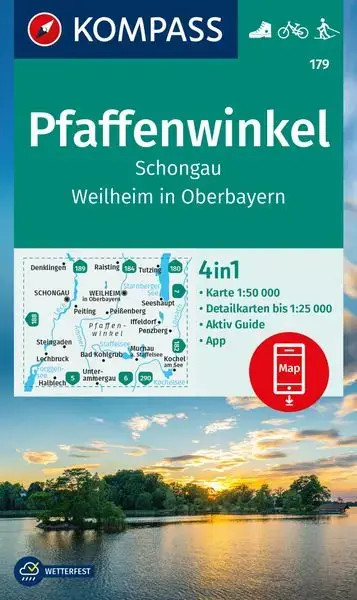 Angebot Kompass-Verlag Wanderkarte Pfaffenwinkel