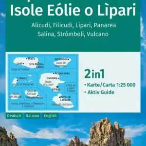 Neue Kollektion Kompass-Verlag Wanderkarte Liparische Inseln