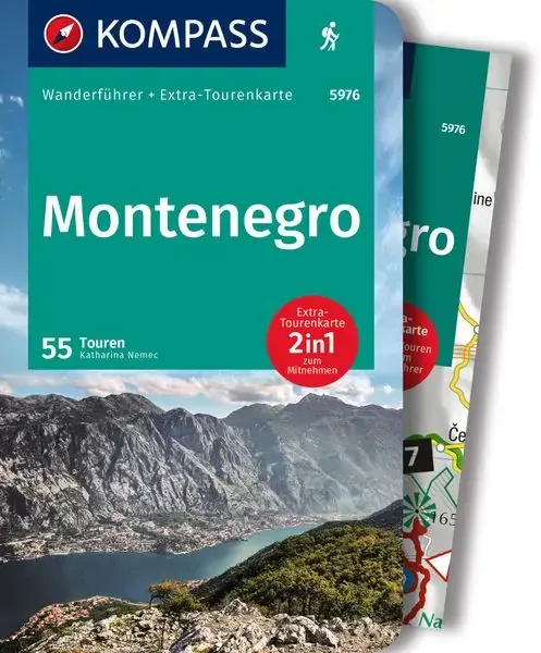 Neuheit Kompass-Verlag WF Motenegro