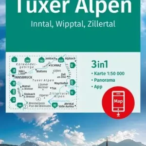 Nur Für Kurze Zeit Kompass-Verlag Wanderkarte Tuxer Alpen