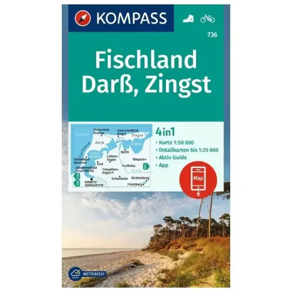 Günstig Kompass-Verlag WK Fischland,Darß,Zingst