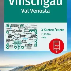 Angebot Kompass-Verlag Wanderkarte Vinschgau
