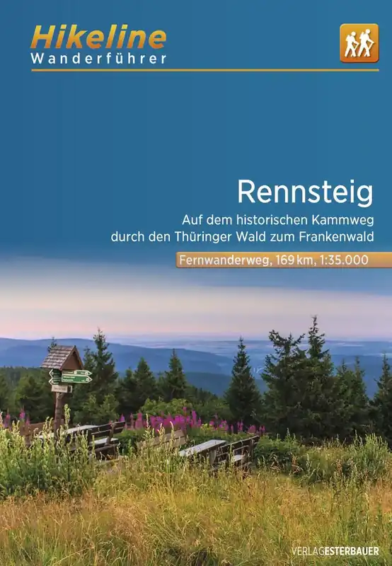 hikeline Rennsteig Wanderführer Neuheit