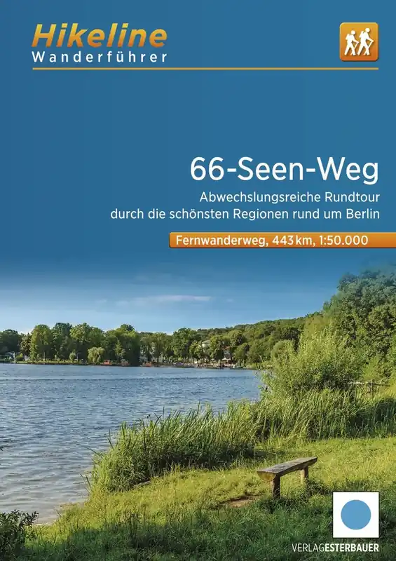 hikeline 66-Seen-Weg Wanderführer Top-Preis