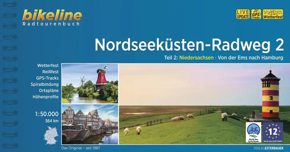 bikeline Nordseeküsten Radweg 2 Rabatt