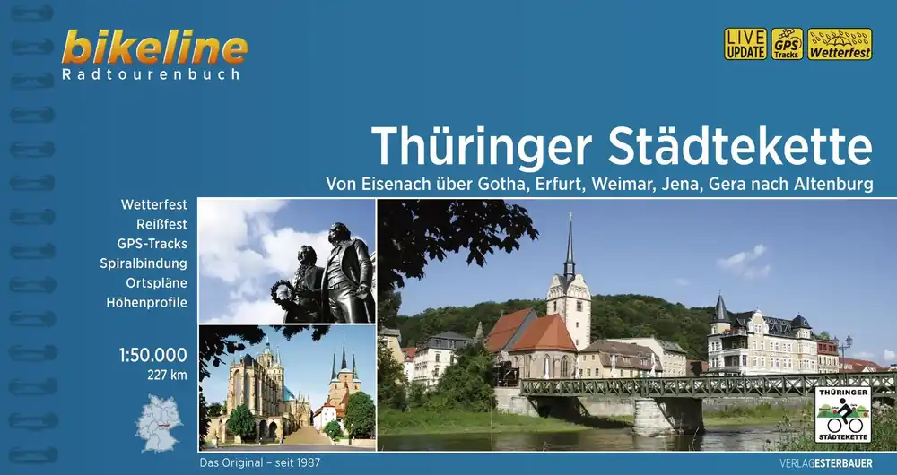 Versand Am Gleichen Tag bikeline Thüringer Städtekette