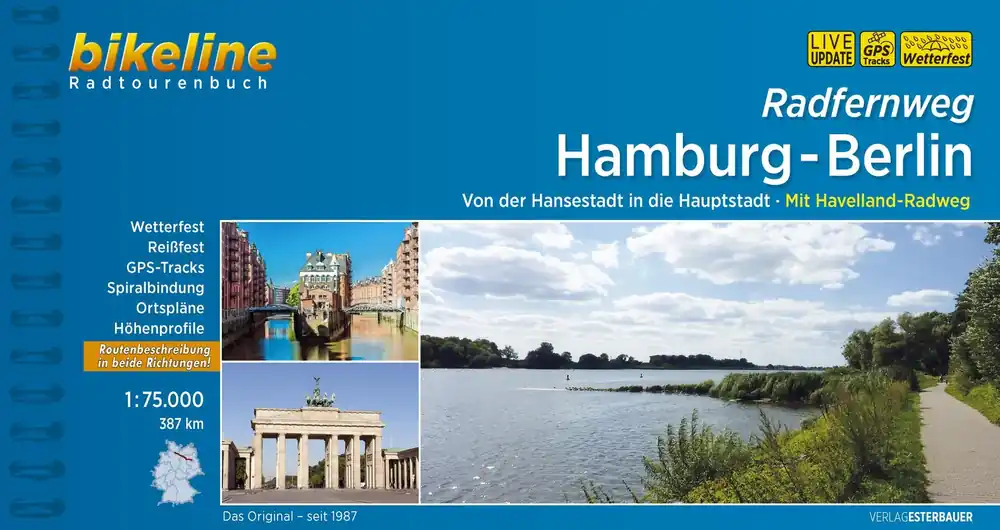 bikeline Radfernweg Hamburg-Berlin Nur Heute