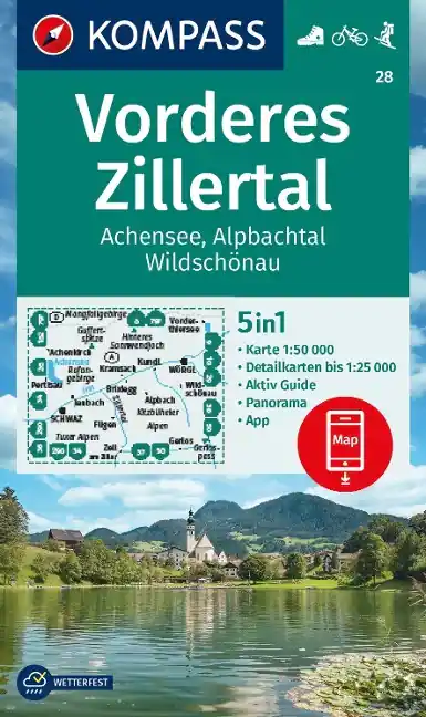 Preis Gesenkt Kompass-Verlag Wanderkarte Vorderes Zillertal